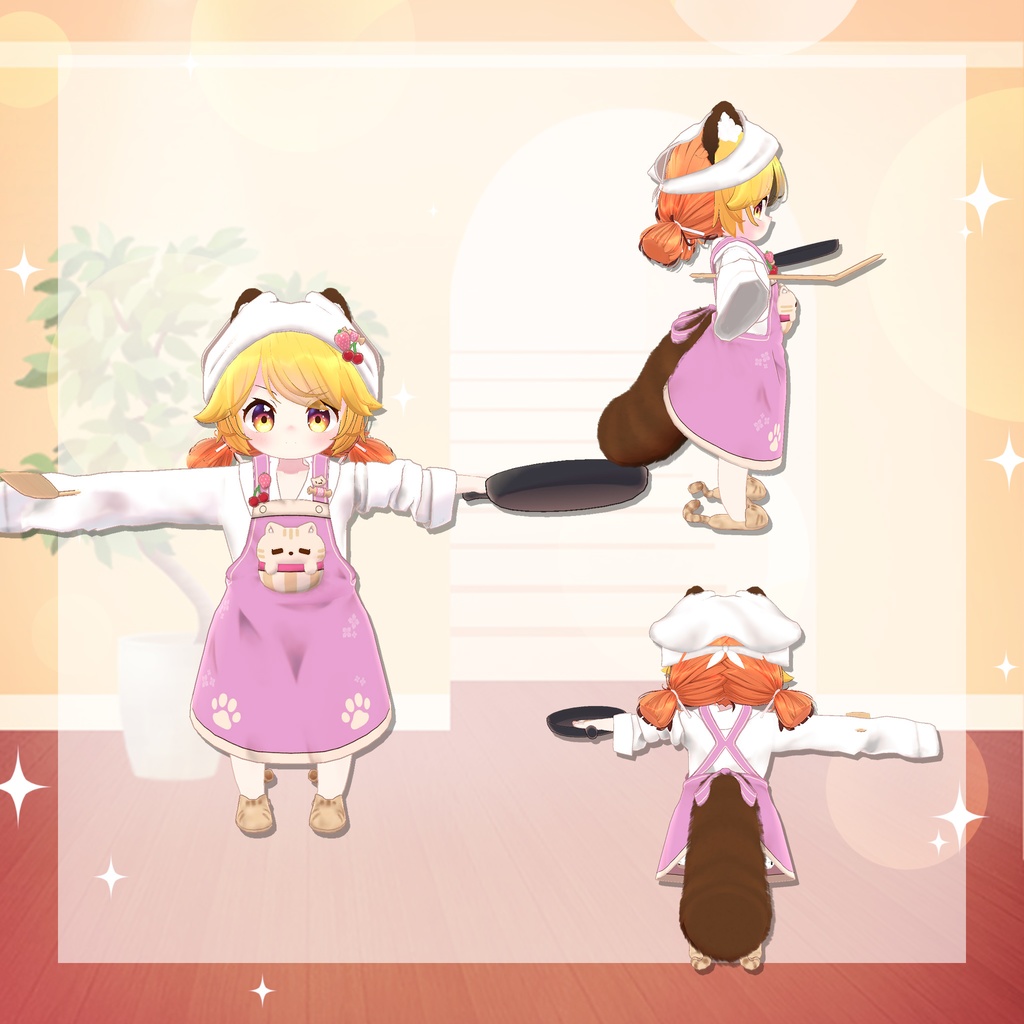 【12アバター対応】へへのオーバーエプロン