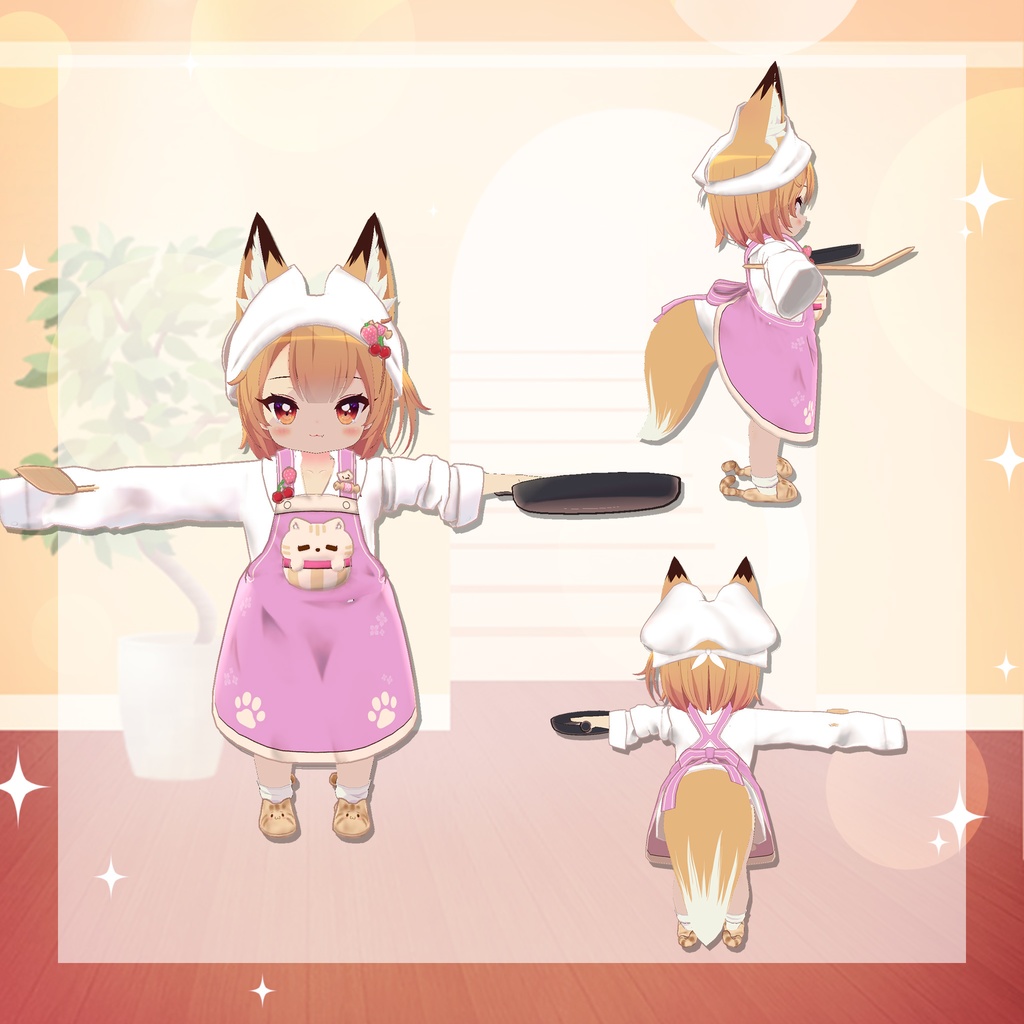 【12アバター対応】へへのオーバーエプロン