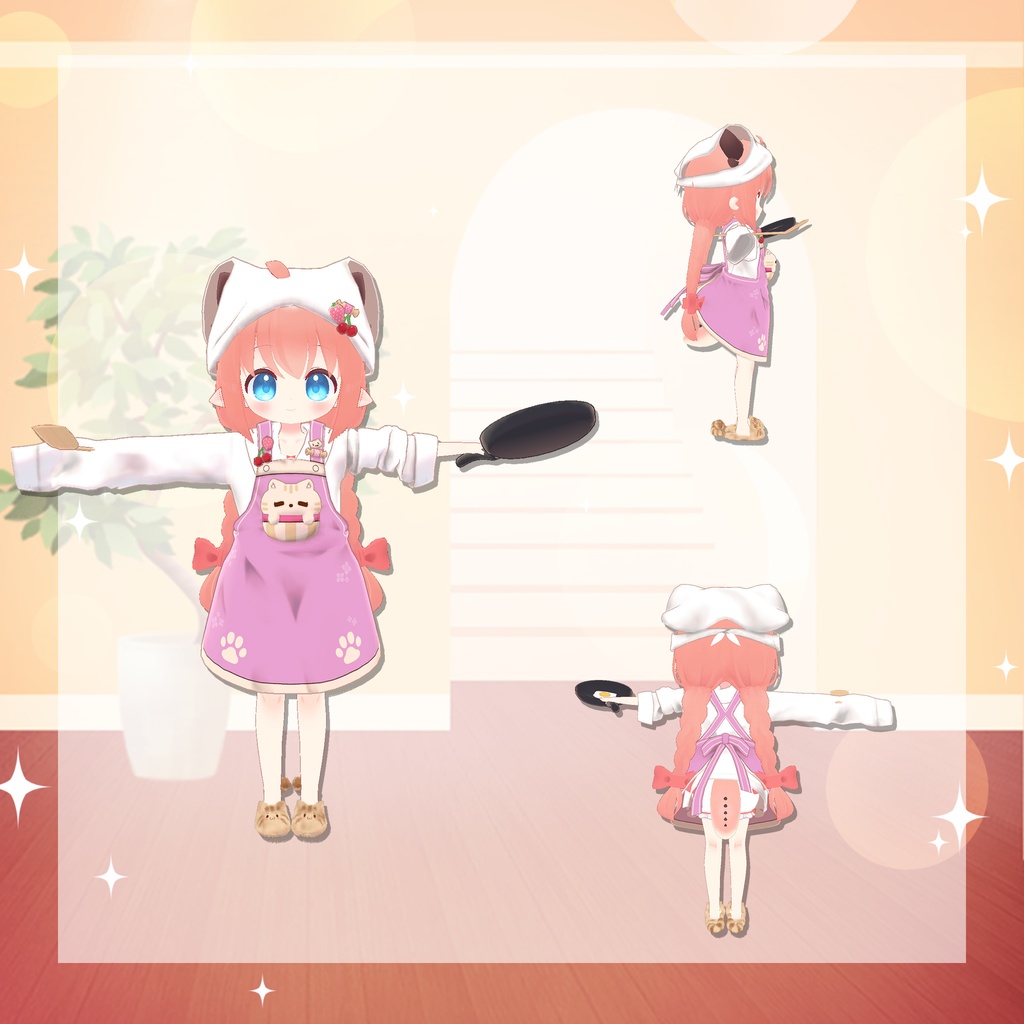 【12アバター対応】へへのオーバーエプロン