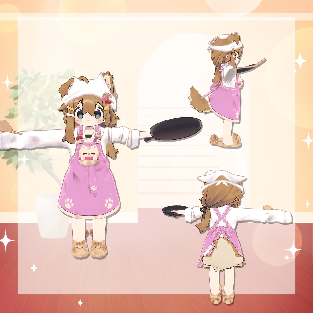 【12アバター対応】へへのオーバーエプロン