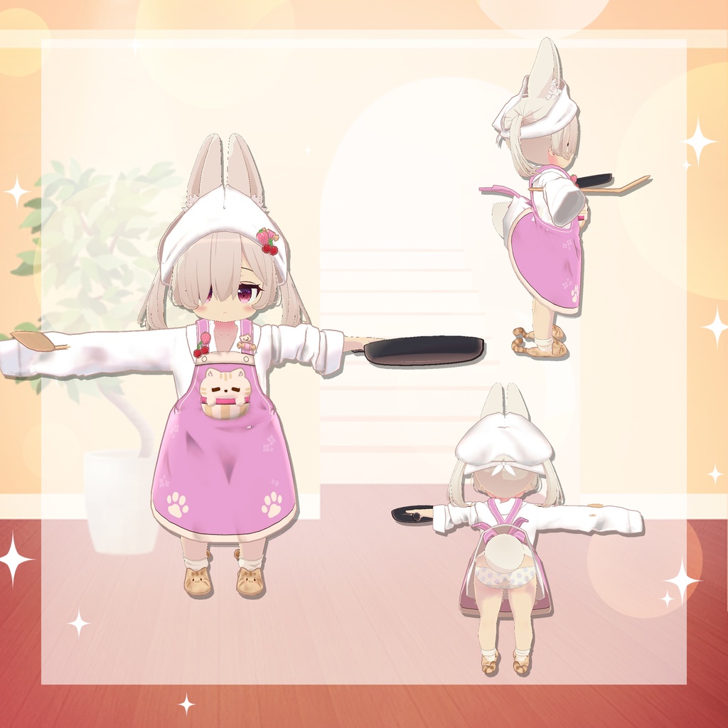 【12アバター対応】へへのオーバーエプロン