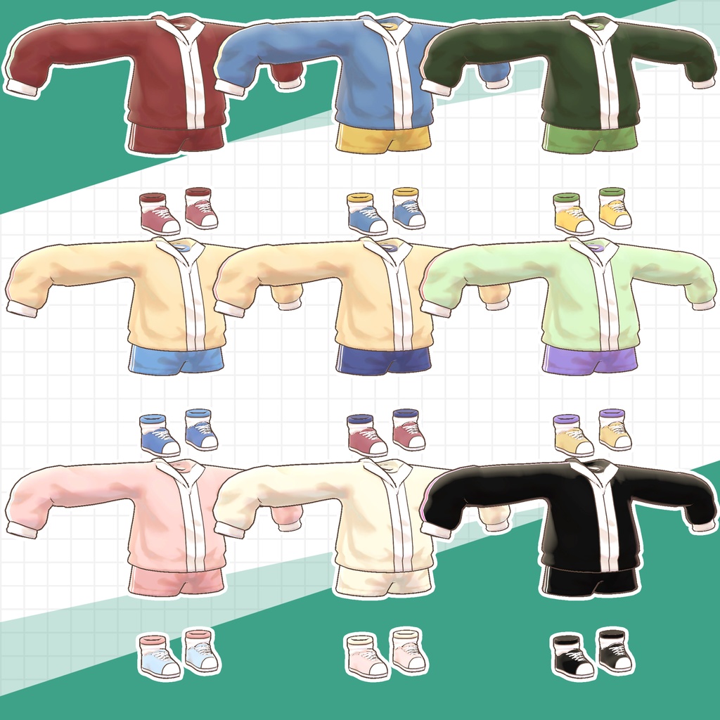 【11アバター対応】がんばる体操服