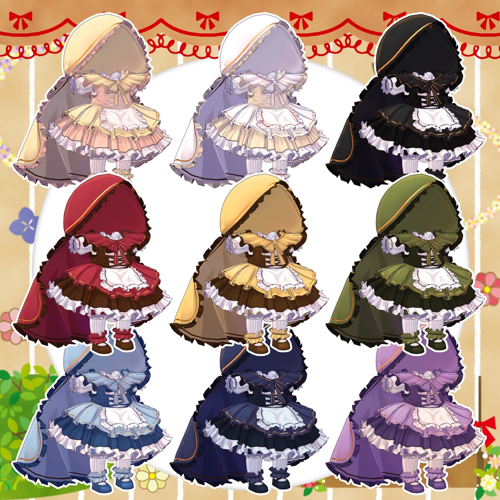 【15アバター対応】危ない!赤ずきん