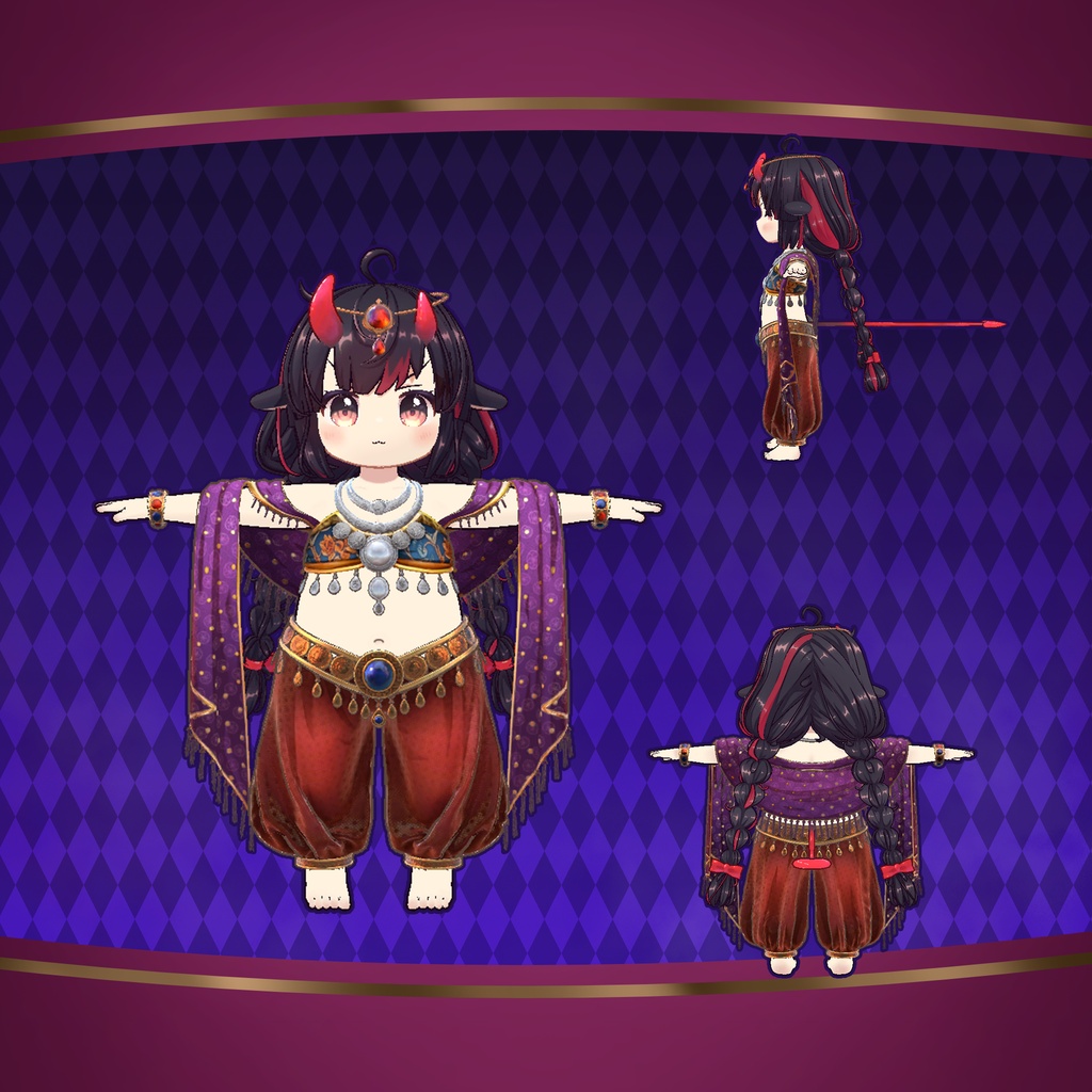 【11アバター対応】アラジン風 精霊の踊り子
