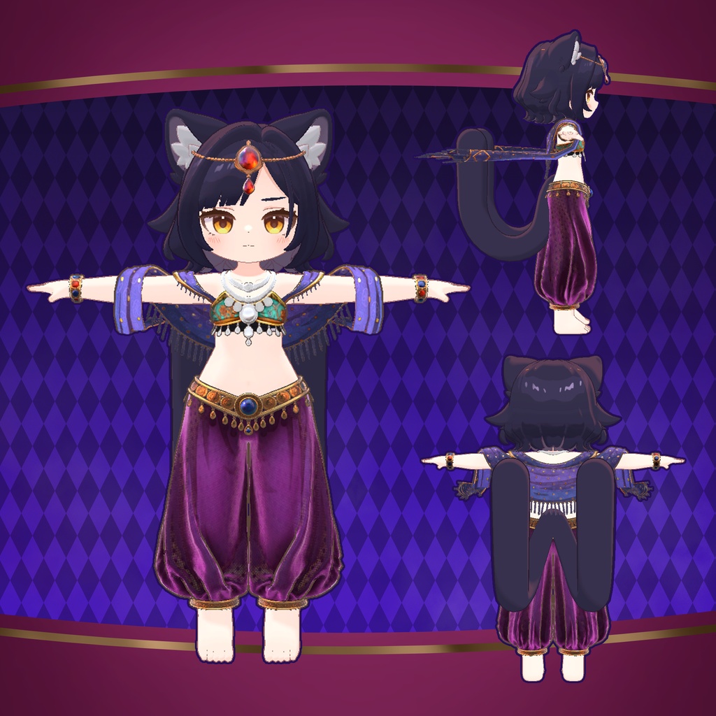 【11アバター対応】アラジン風 精霊の踊り子
