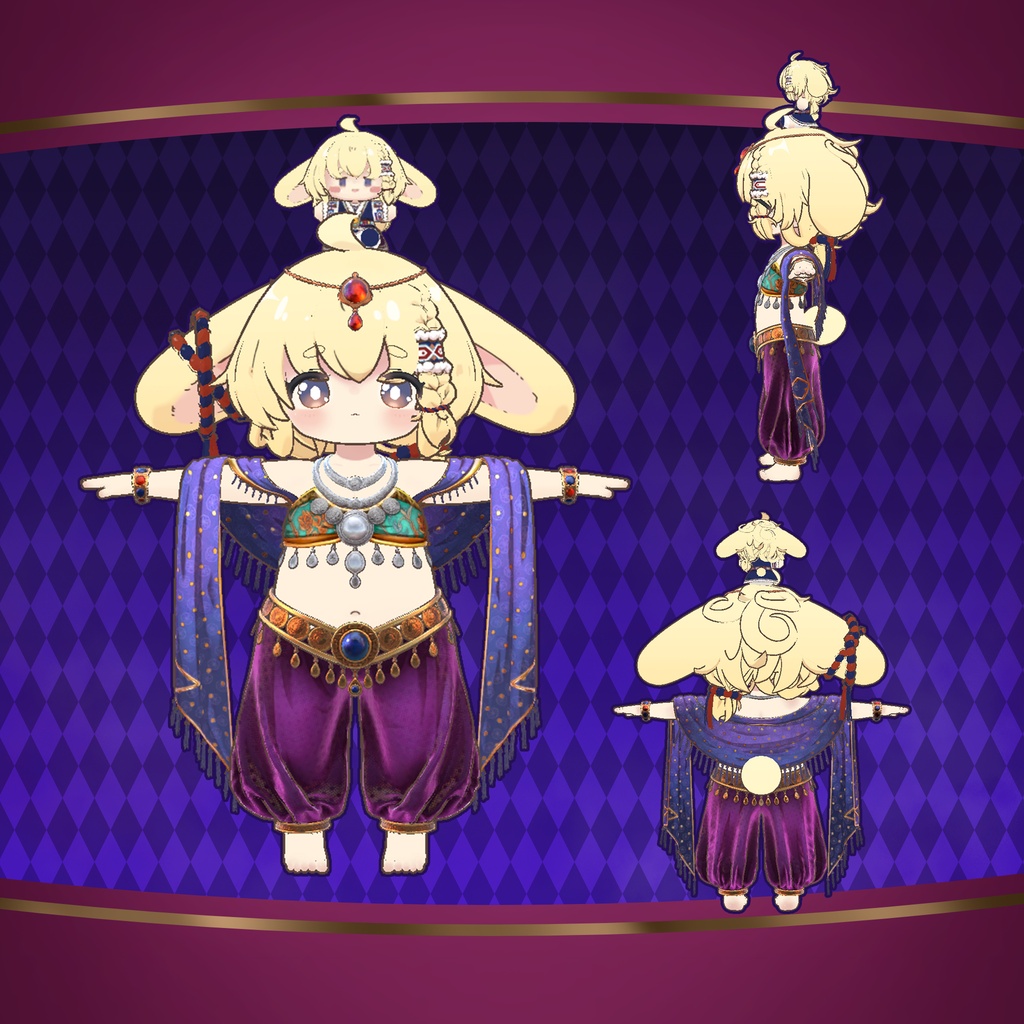 【11アバター対応】アラジン風 精霊の踊り子