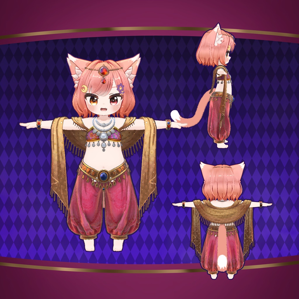 【11アバター対応】アラジン風 精霊の踊り子