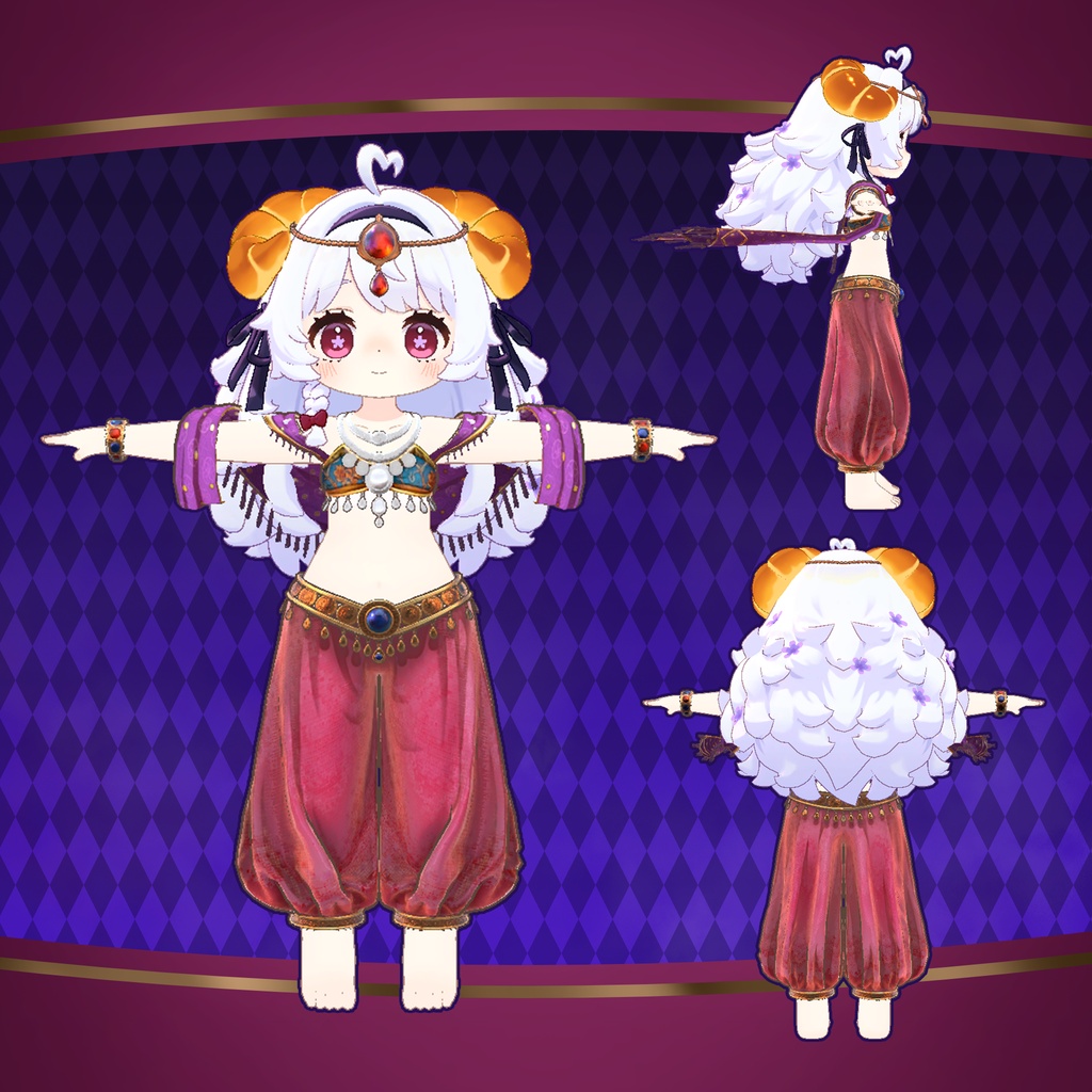 【11アバター対応】アラジン風 精霊の踊り子