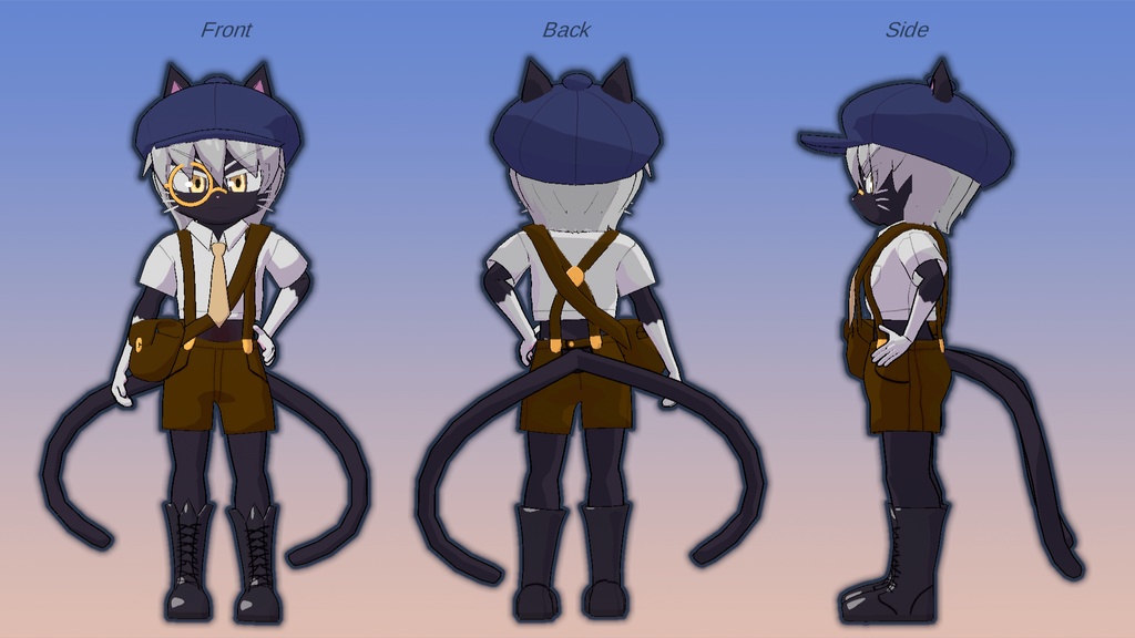 ルネ・アドバンス / Lune advance【VRC/VRM想定アバター】