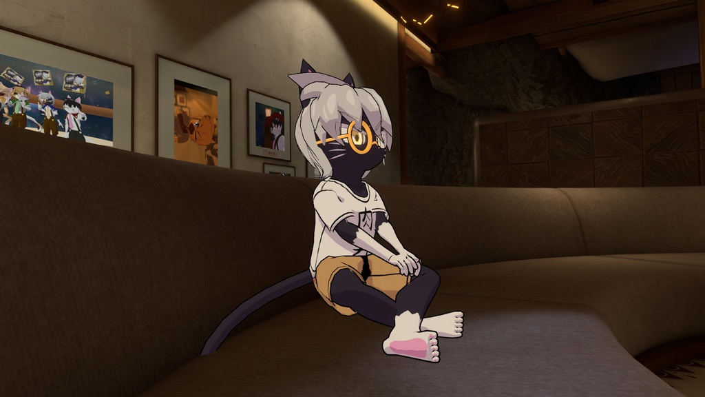 ソル/ルネ用シンプルTシャツ【VRChat】