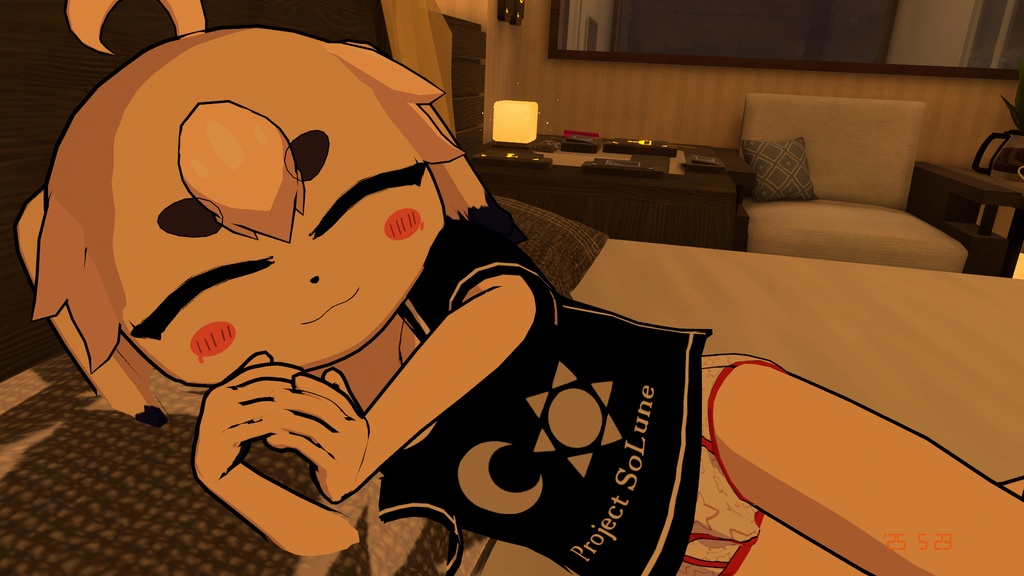 ソル/ルネ用シンプルTシャツ【VRChat】