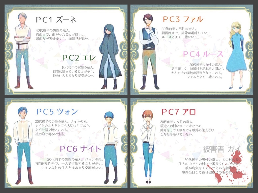 マーダーミステリー「鱗は剥がれて禊がれる」