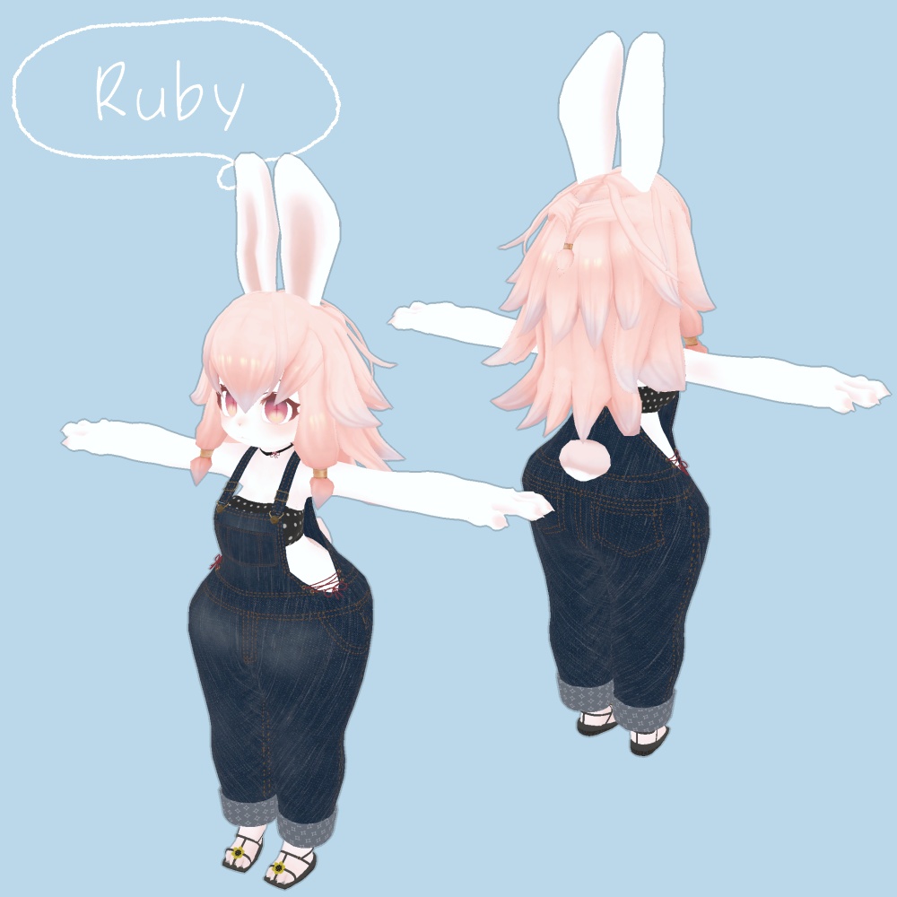 夏影オーバーオール【レディムーン・ミルティ専用】