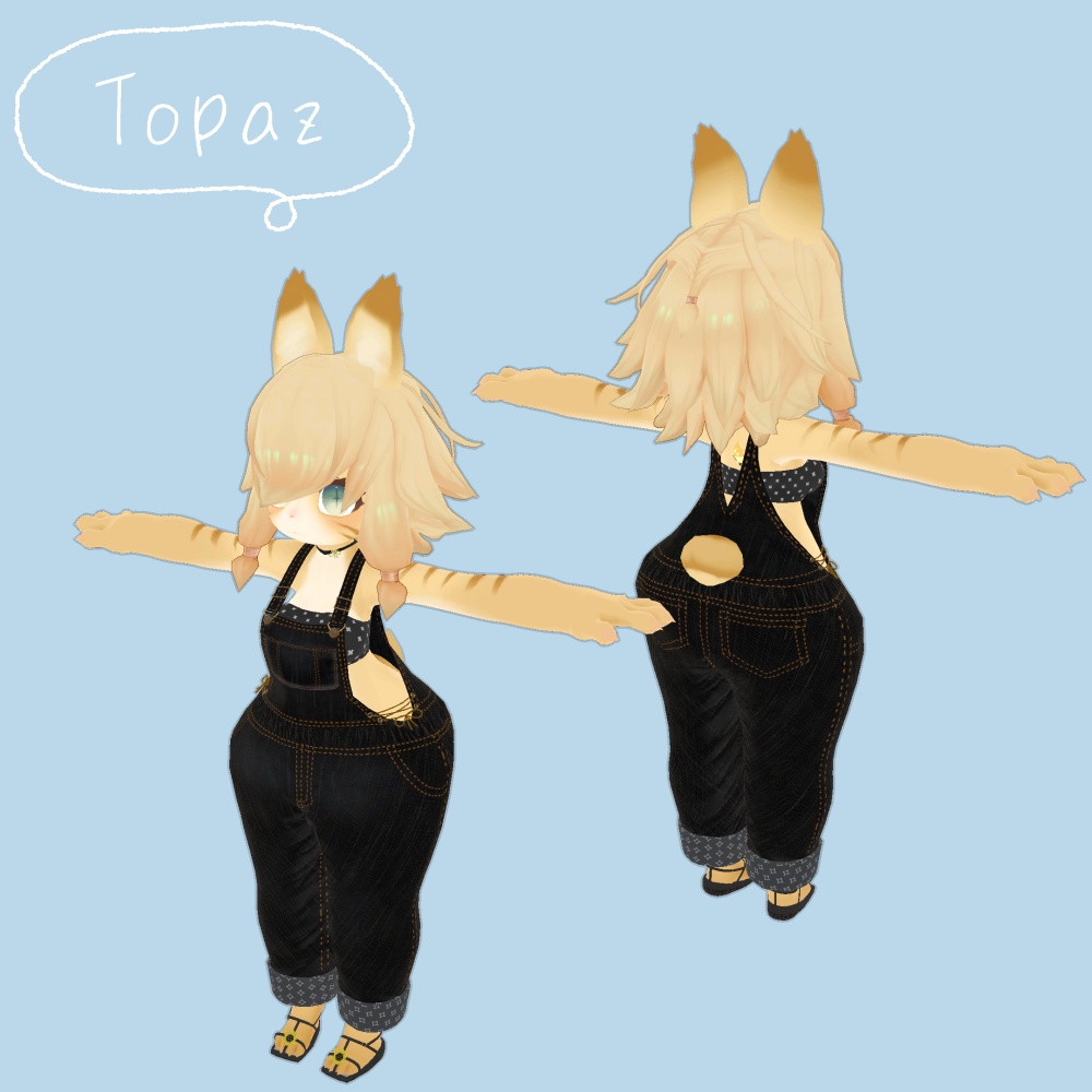 夏影オーバーオール【レディムーン・ミルティ専用】