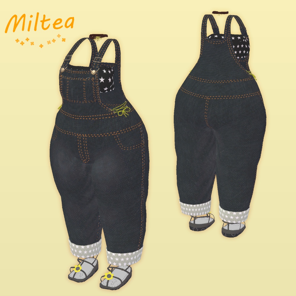 夏影オーバーオール【レディムーン・ミルティ専用】