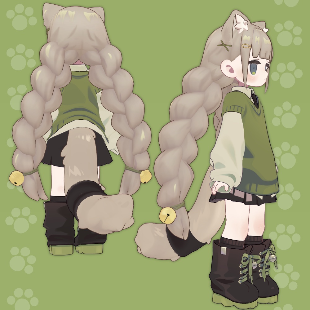 もちもちおさげ【キプフェル用】