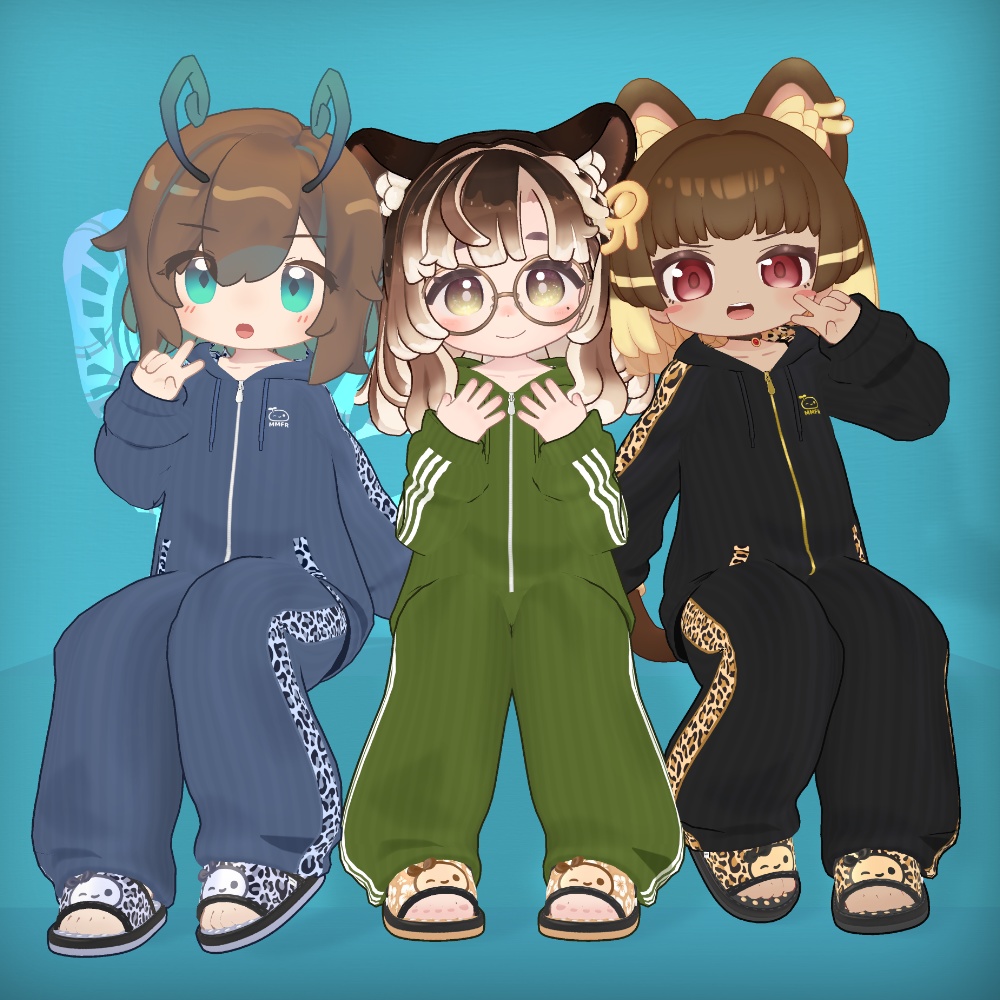 夜ふかしジャージ【まめふれんず・うささき】