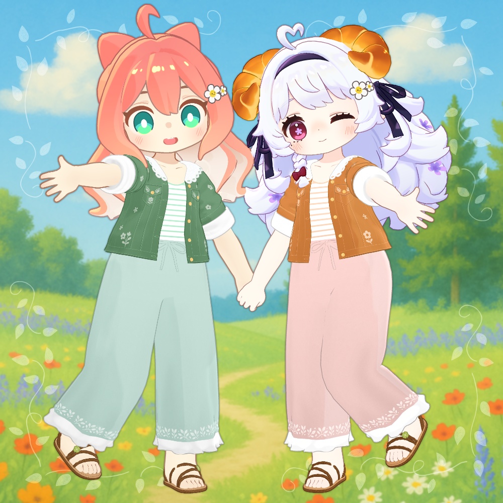 はるかぜコーデ【リナ・まめふれんず・えも研】