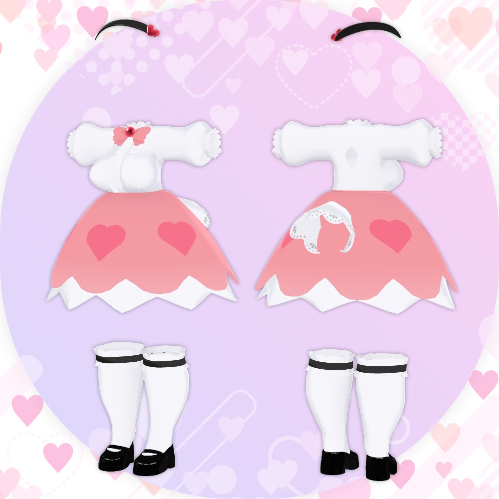 魔法少女フルハート変身セット【レディムーン用】