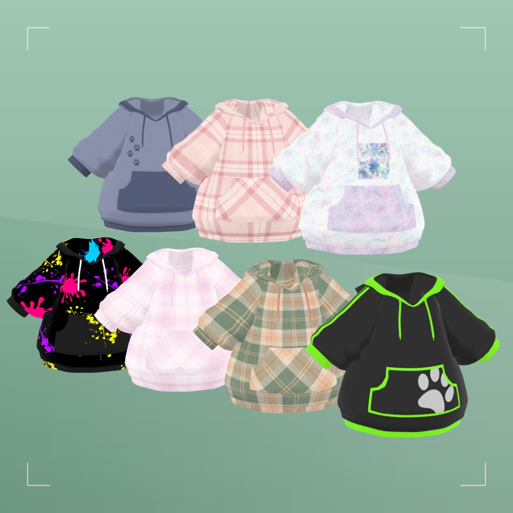 オーバーサイズパーカー【リュッカ用】