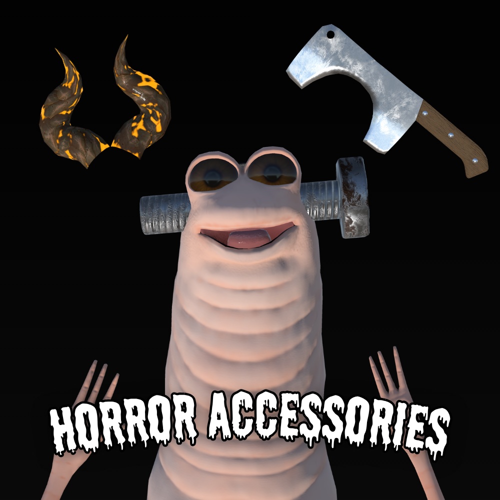 ホラーアクセサリー【Wormiesock用】