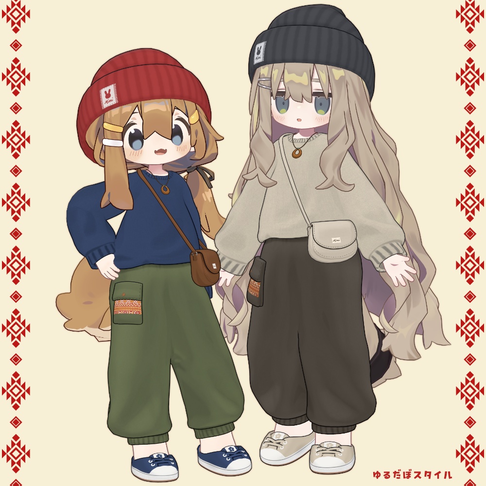 ゆるだぼスタイル【まめふれんず・ひかるん】