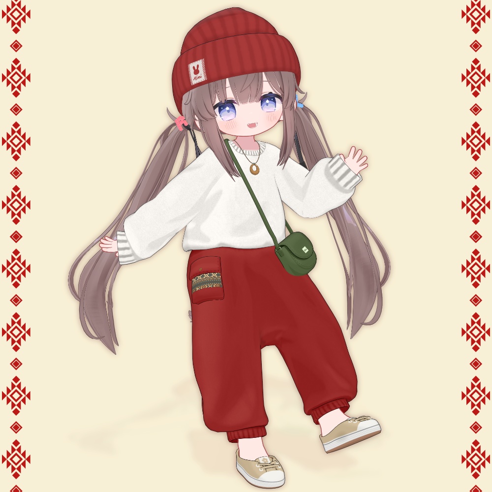 ゆるだぼスタイル【まめふれんず・ひかるん】