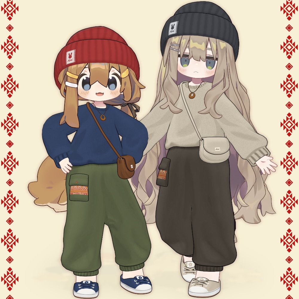 ゆるだぼスタイル【まめふれんず・ひかるん】