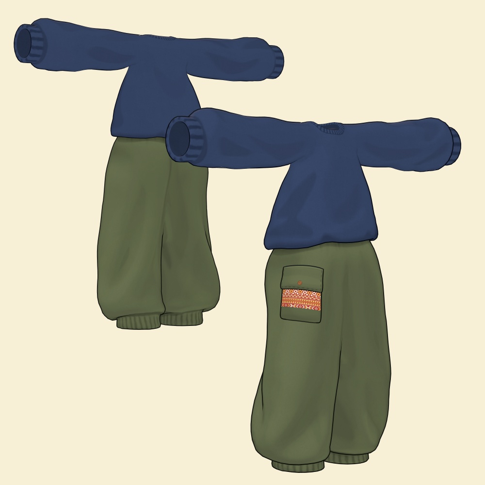 ゆるだぼスタイル【まめふれんず・ひかるん】