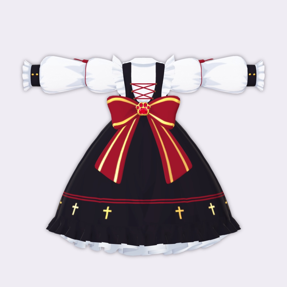 ゴシックねこメイド【カルキアRe・キプフェル用】