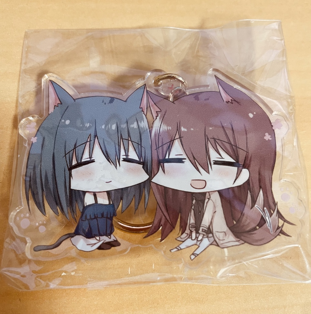 にゃんリナさんとわんしげさんアクリルキーホルダー