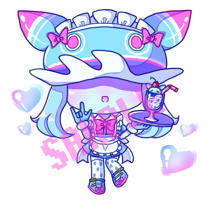 メイドなポワンアクリルスタンド