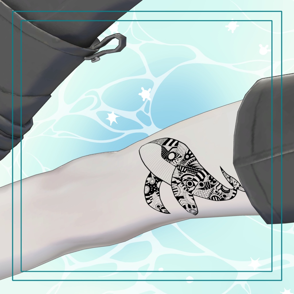 whale decal【デカール】