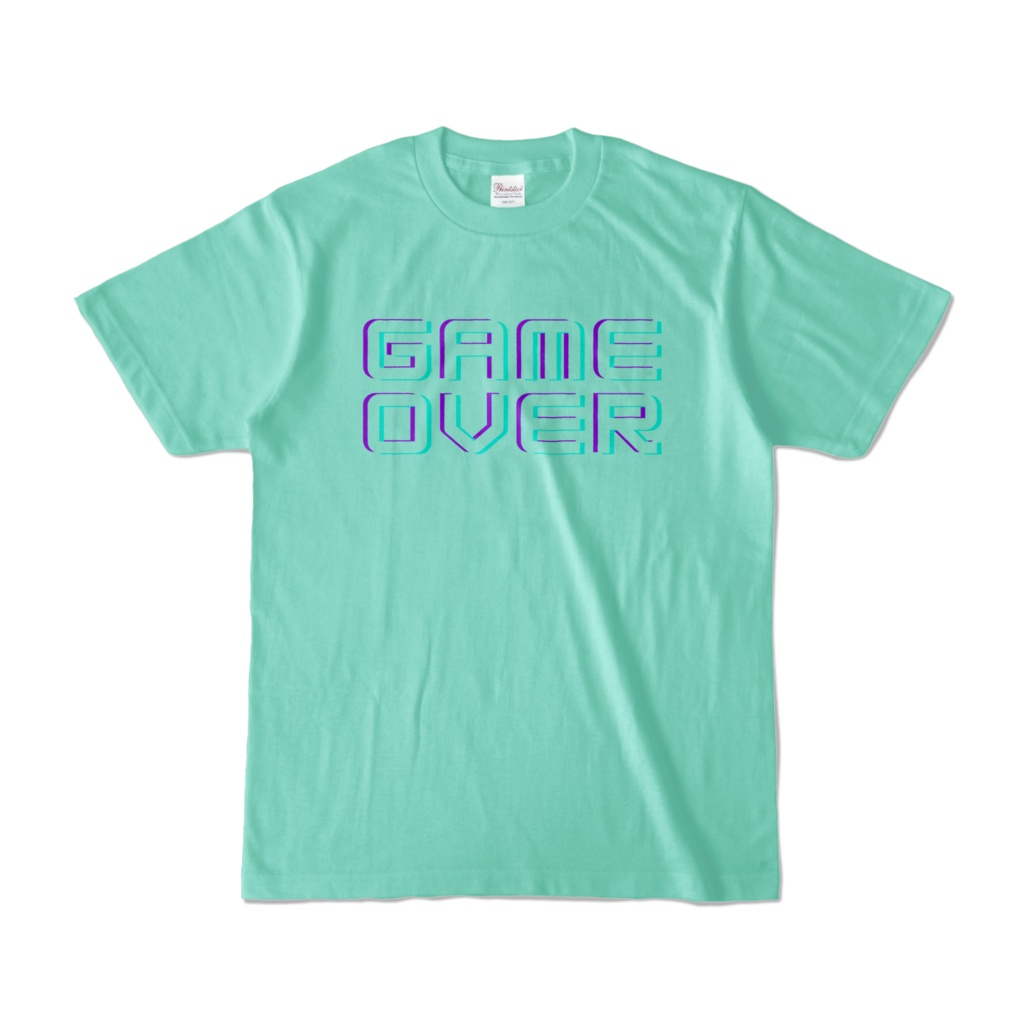 GAME OVER カラーTシャツ