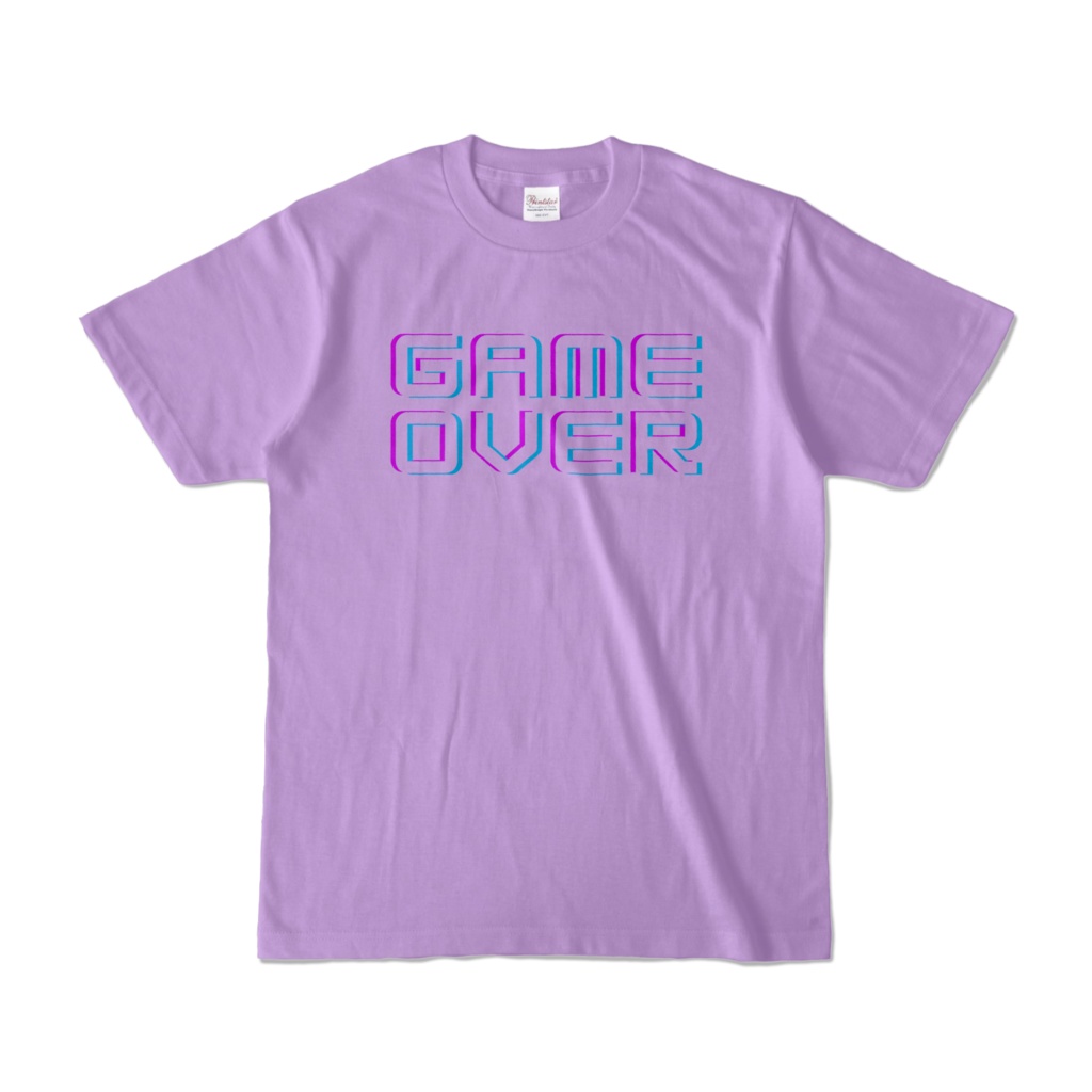 GAME OVER カラーTシャツ