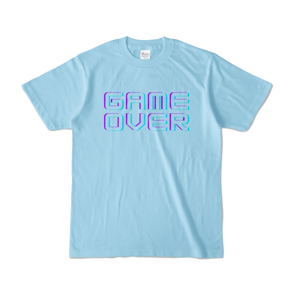 GAME OVER カラーTシャツ