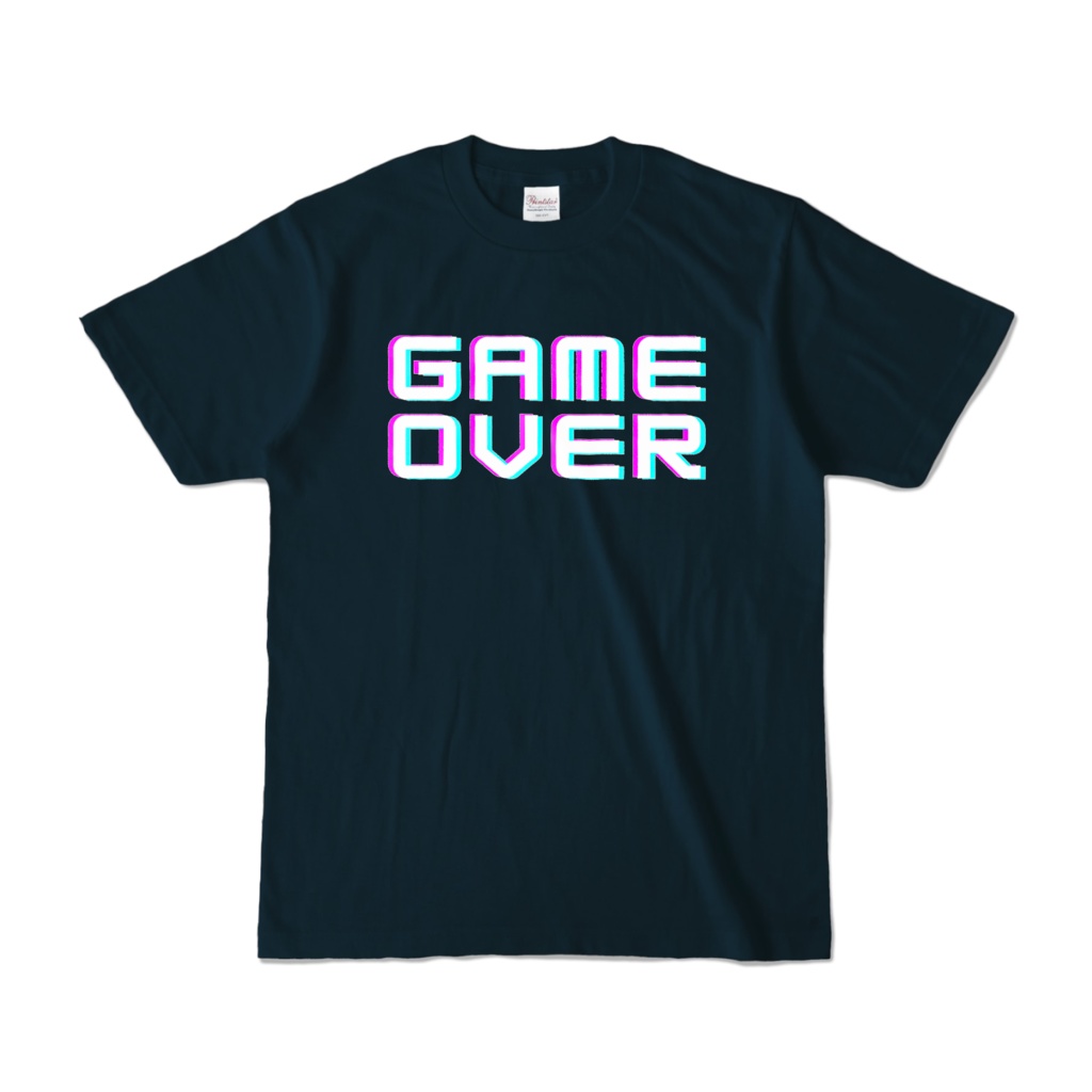 GAME OVER カラーTシャツ