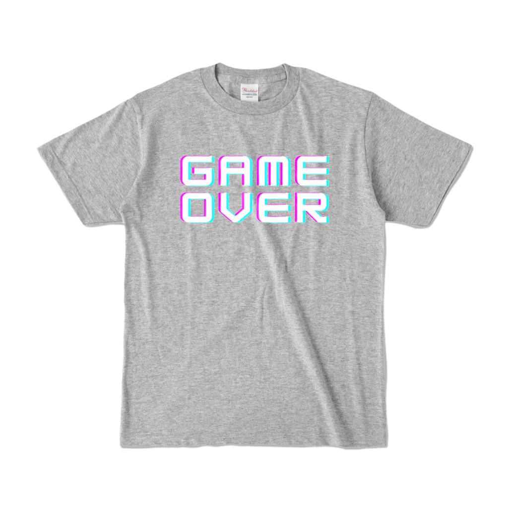 GAME OVER カラーTシャツ