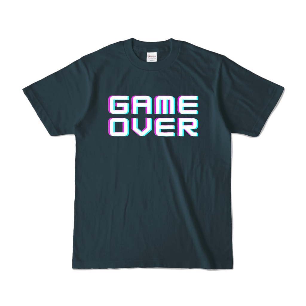 GAME OVER カラーTシャツ