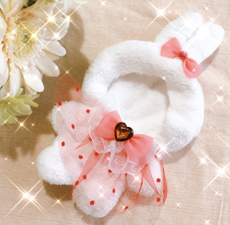 ぬい服♡コスマス♡白♡うさぎちゃん♡あんスタ ♡ツイステ♡