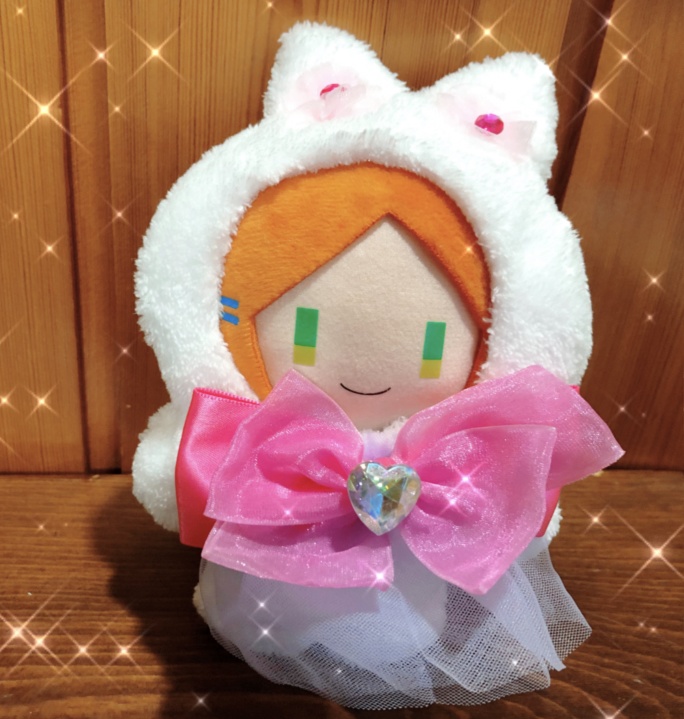 ふわふわ!ぬい服♡コスマス♡白♡しっぽ付 ネコちゃん♡あんスタ ♡ツイステ♡