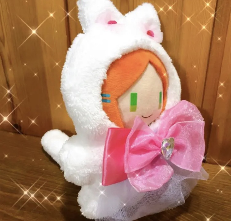 ふわもこ!ぬい服♡【コスマス】♡白♡しっぽ付 ネコちゃん♡あんスタ ♡ツイステ♡