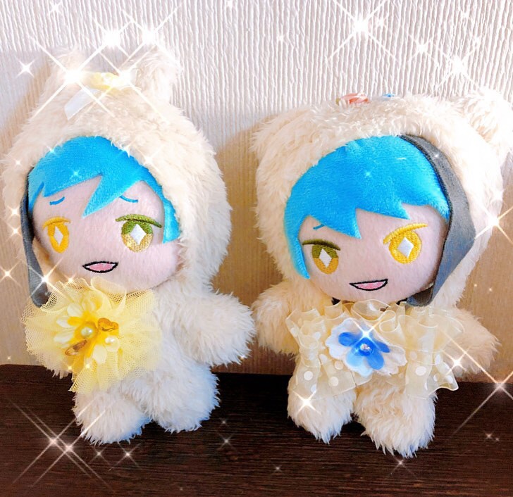 ぬい服 ♡クリームネコちゃん♡限定2個セット♡あんスタ♡ ツイステ