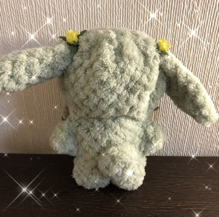 ♡ふわふわ♡ぬい服♡ モスグリーン ♡たれ耳うさぎちゃん♡あんスタ ♡ツイステ
