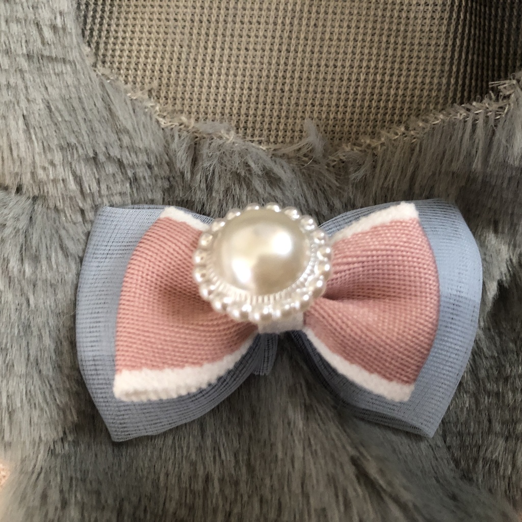 ♡ふわふわ♡ぬい服♡グレー♡たれ耳うさぎちゃん♡あんスタ ♡ツイステ♡