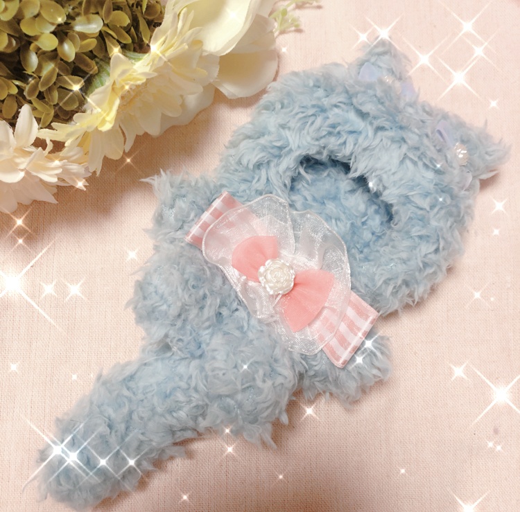 ふわふわ!ぬい服♡ブルー♡しっぽネコちゃん♡あんスタ ♡ツイステ♡