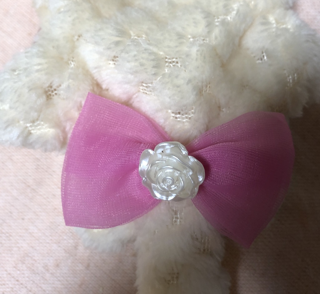 ♡ぬい服♡クリーム♡ふわふわ!うさぎ♡ 14㎝〜16㎝