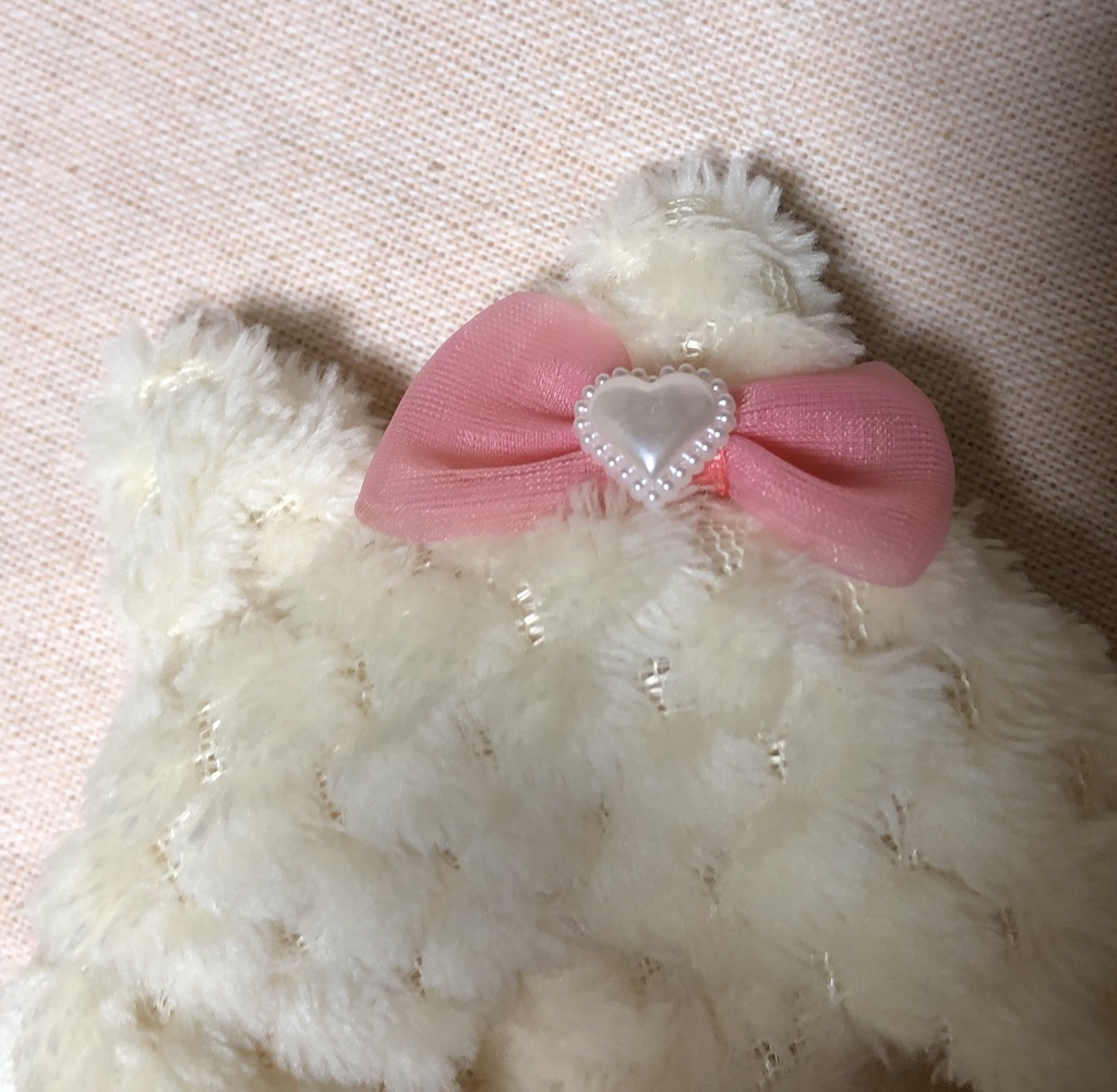 ♡ぬい服♡クリーム♡ふわふわ!うさぎ♡ 14㎝〜16㎝