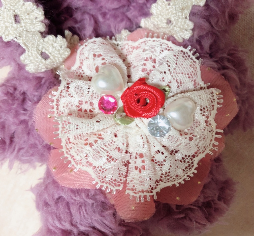 ふわふわ!ぬい服♡パープル♡しっぽネコちゃん♡あんスタ ♡ツイステ♡