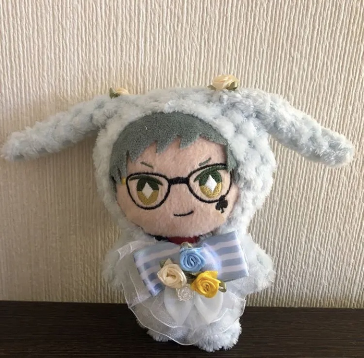 ♡ぬい服♡水色♡たれ耳うさぎちゃん♡ 14㎝〜16㎝